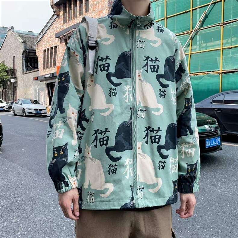 男秋季外套潮牌街头W961P50图片