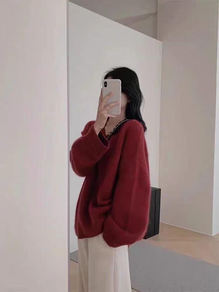 2025新款长袖套头女士图片