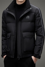 BAMJ-8951钱塘2020-2中年男士冬季厚款立领百搭简约羽绒服P220，男装羽绒服，钱塘207-2