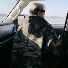 ！2025秋冬新款男士重磅迷彩卫衣重工刺绣情侣外套WY52特P65，男装卫衣，电商B220