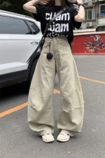 港风潮男2026夏季新款牛仔裤嘻哈ins高街潮流痞帅长裤YD9001-P65，男装牛仔裤，星座509