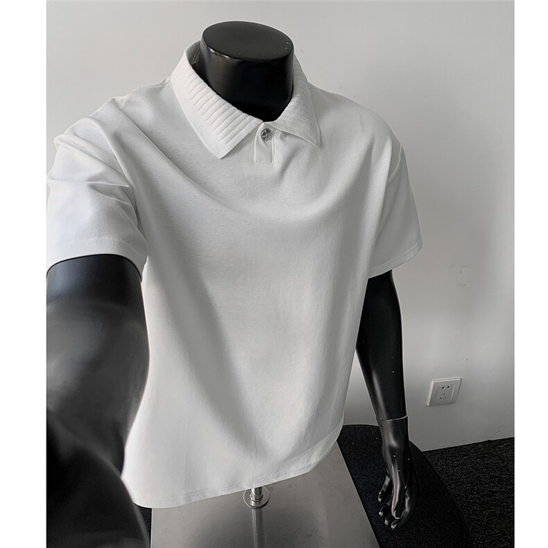 高品质夏季新款男装空气层POLO衫短袖纯棉T恤XZ212-QXT163-P39,男装T恤,星座212