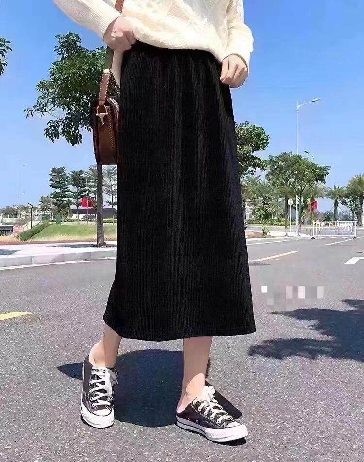 2022加绒半裙，女装半身裙，曼希野