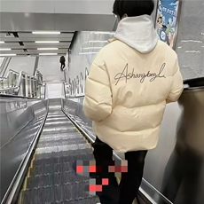 1506-1/GC1420/P59潮流美式复古字母印花棉衣棉服1，男装棉衣，星座1506A