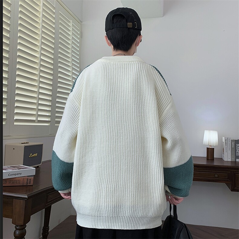 【新品】2025秋冬男士时尚休闲百搭针织毛衣潮流-M5105-P45,男装针织衫/毛衣,星座1105-1