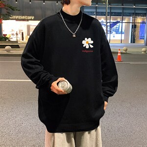 M18059-P45 加绒款-P65半高领毛衣男士大码针织衫男毛线衣男图片