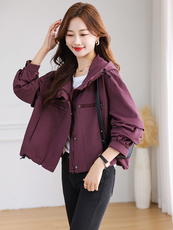 派克棉服里布绗棉户外面料防风休闲保暖有型，女装派克服，芙芮