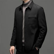 冬季外套男2023新款棉服翻领商务休闲上衣中年加厚保暖男装棉衣，男装棉衣，电商B212（原钱塘6029）