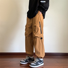 KP801P50港风工装休闲裤男宽松直筒束脚伞兵裤，男装休闲裤，星座1204-3