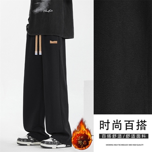 磅卫裤男潮牌高街宽松运动日系潮流休闲裤1229-特批27加绒特批32图片