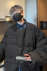 8XL-M90白鸭绒！超厚短外套羽绒服男面包服棉衣YRFC06P220控258，男装棉衣，电商D206-1