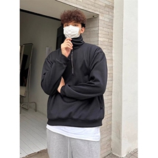 半拉链立领卫衣外套男士春秋季宽松简约灰色高领薄绒上衣W135，女装短外套，星座1116A（原606A-3）