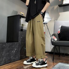 夏季cityboy工装裤男高街ins垂坠感裤子美式街头滑板裤K3341-P32，男装休闲裤，星座512-2