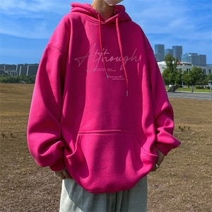 抖音得物供货 可提供视频 春装重磅美式宽松连帽卫衣DL2413图片