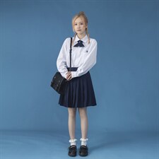 中性风送蝴蝶结C316CS675P58泰校服长袖衬衫JK制服校服班服，男装衬衫，电商C316