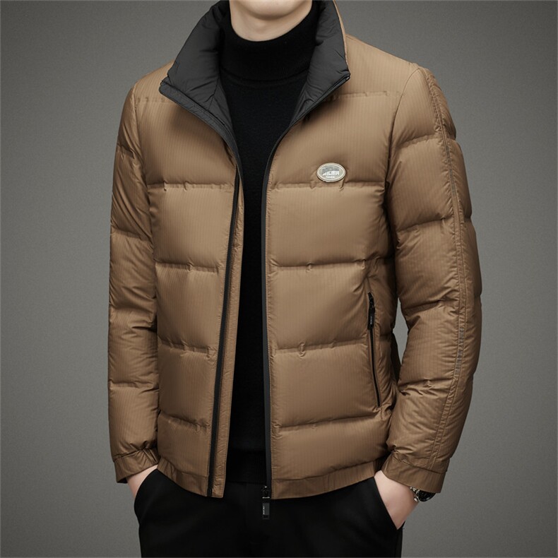 MYYL9201秋冬新款2023年男士休闲羽绒服加厚保暖夹克外套P250图片