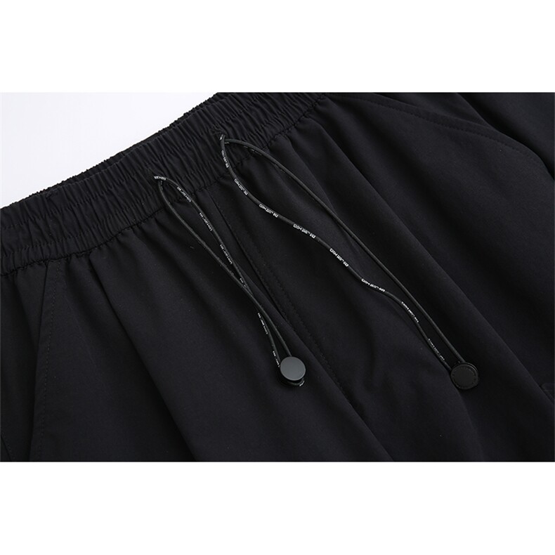 冰丝速干字母印花打褶短裤白底平铺图XZ604-DK214-P35控48,男装牛仔裤,星座604