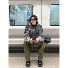 【有货】拼接牛仔卫衣男款春秋高级感痞帅水洗夹克JK8622LL-特P75，男装夹克，星座1007（原301D）
