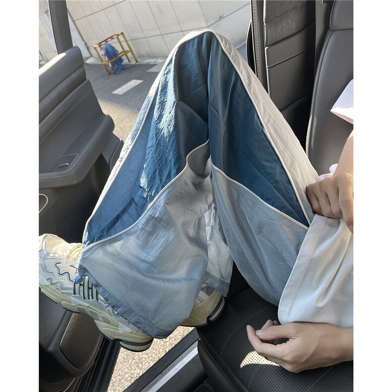 【现货】K783-P55控89多巴胺伞兵裤运动休闲裤撞色速干阔腿裤,男装休闲裤,星座612