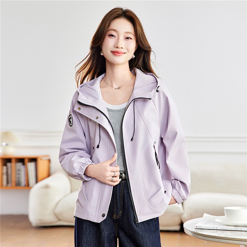 现货！2026年春季新款女士短款外套，女装短外套，沐七七