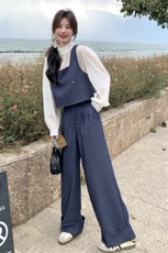 春装新款大量现货！波点衬衫牛仔三件套2C133-8915-P175-K248，女装套装/套裙，2C133
