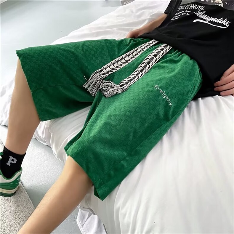 休闲裤宽松型男潮时尚潮牌直筒青春流行五分裤新款WP02-P33,男装休闲裤,星座1109-3