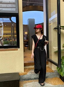 无袖西装连体裤 偏质感 清凉一夏图片