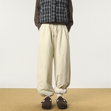 防水羊羔毛束脚棉裤地毯无影墙XZ604-K145JR-P65控88，男装棉裤，星座604