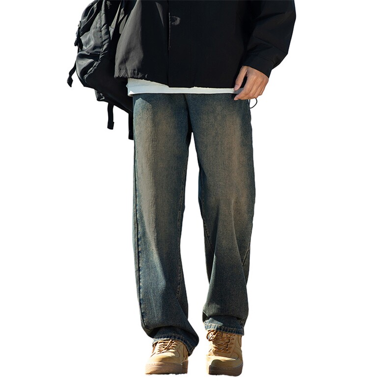 美式高街渐变牛仔裤时尚休闲牛仔裤A068-JXK163-TP50,男装牛仔裤,电商A068