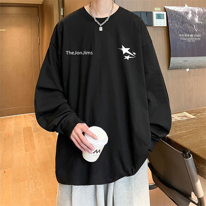 抖音得物供货量大从优可提供视频美式长袖T恤CT854特P25,男装T恤,电商A486-1