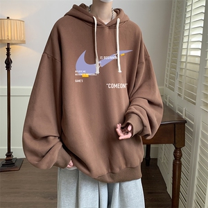 连帽卫衣男大码运动服帽衫外套WY2259-P35 加绒款-P40图片