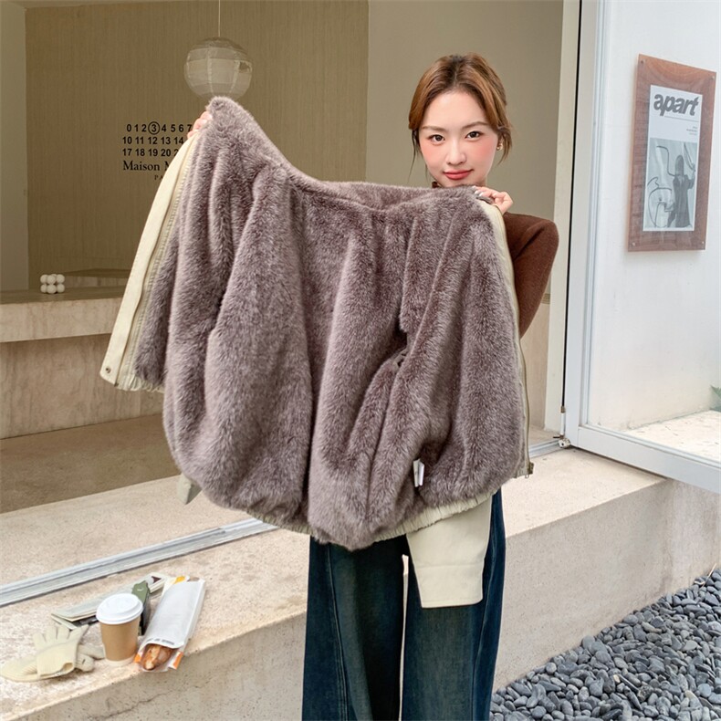 新款仿水貂派克服2C0959181p205k298,女装派克服,2C095