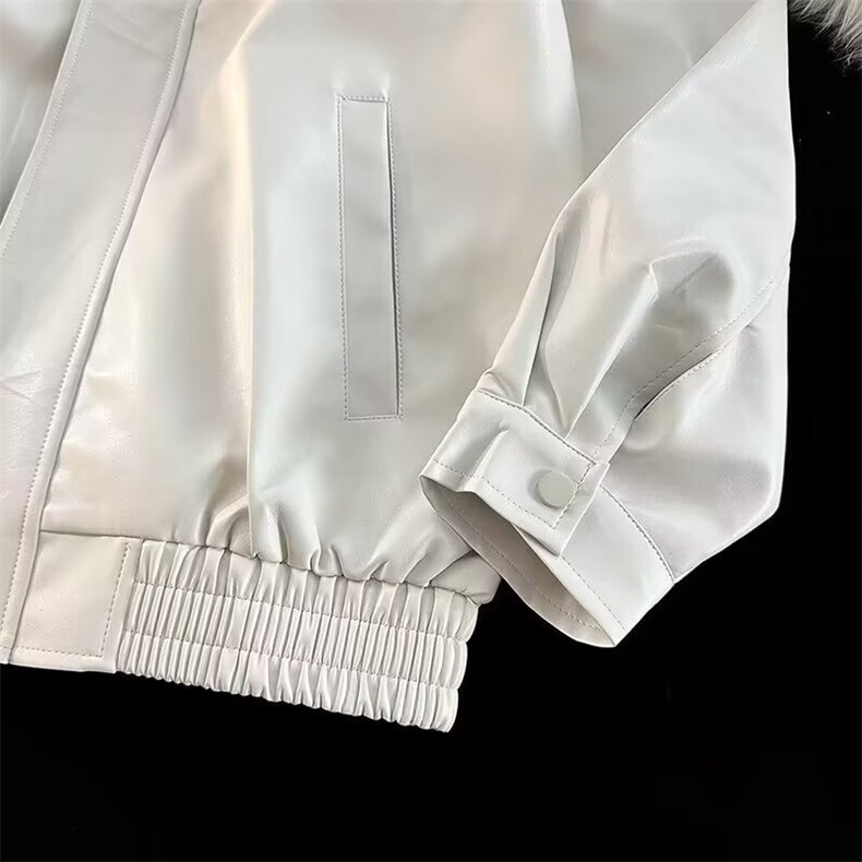 美式痞帅气pu皮衣外套男秋季潮牌hiphop机车夹克情侣高街棒球服,男装夹克,星座506A