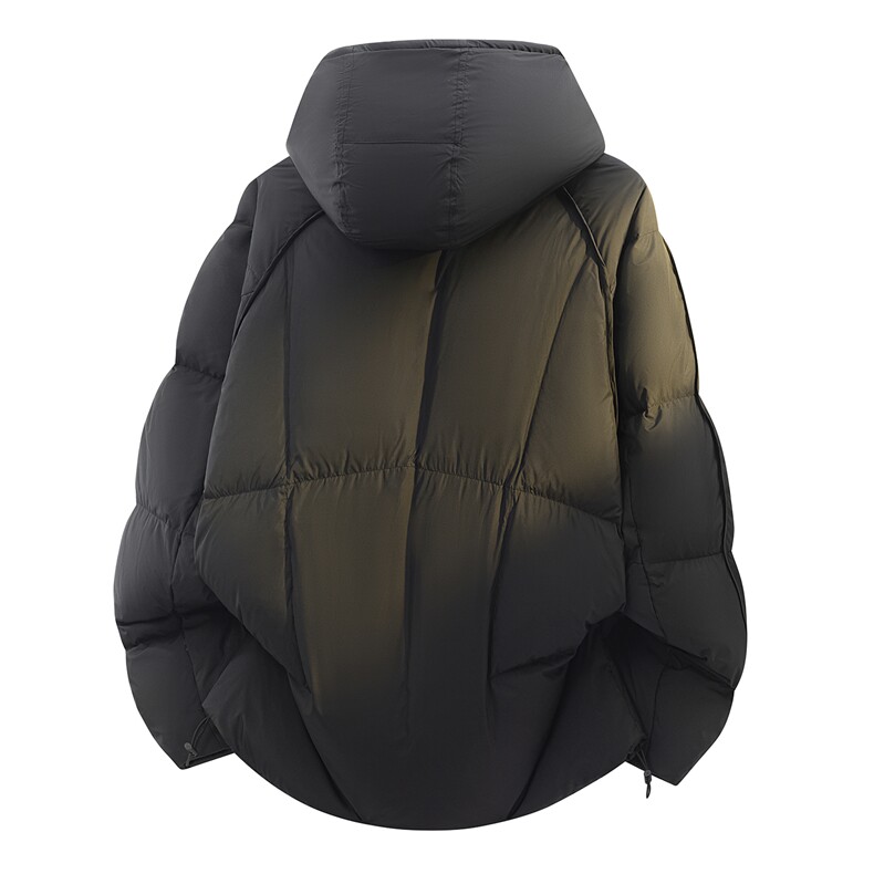 连帽高品质保暖cityboy羽绒服情侣冬90白鸭绒2025SYR2602-P270,男装羽绒服,星座610B-1