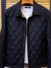 (网图)翻领轻薄棉服保暖轻奢休闲黑色刺绣棉袄313B-JK9931-P100，男装棉衣，星座313B