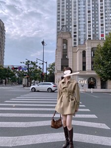 双面呢外套图片