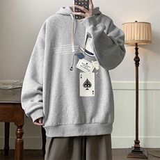 8XL连帽卫衣男大码胖子帽衫大号运动服WY2373-P35，男装卫衣，电商A040