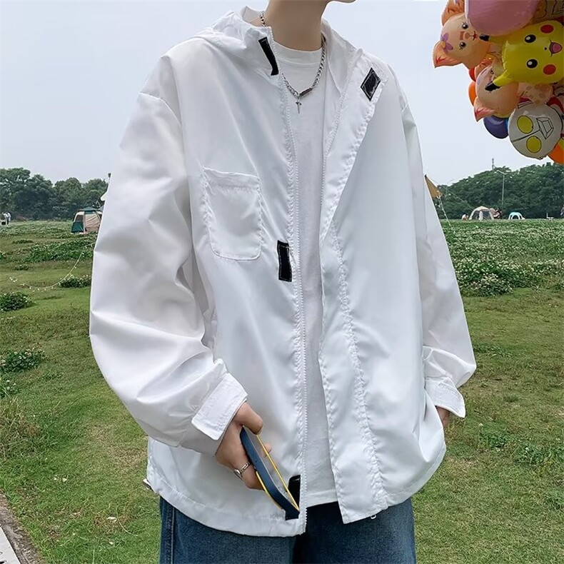 防晒衣男夏季透气宽松潮流百搭外套上衣户外运动风衣FS503 P40图片