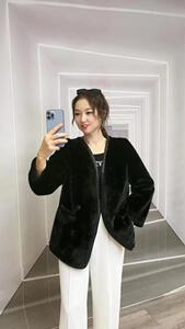 貂皮外套图片