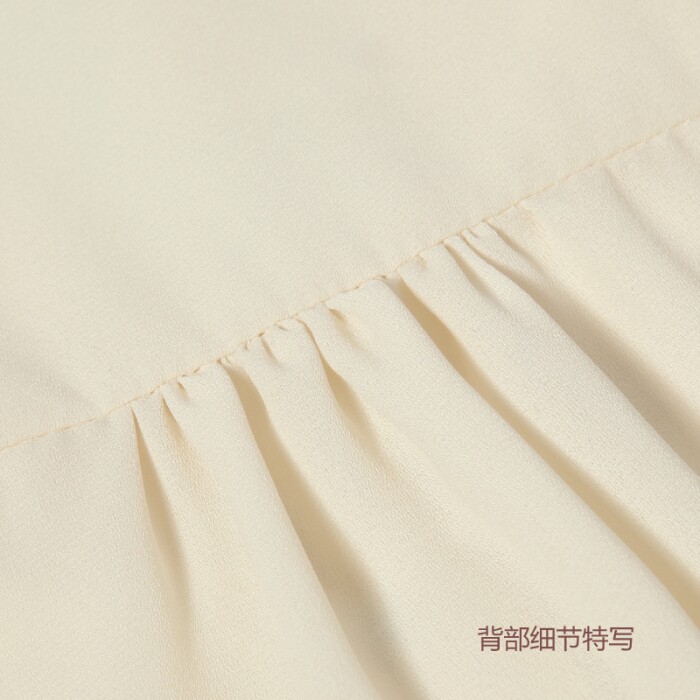 优雅气质女装雪纺衫简约百搭长袖衬衫显瘦修身设计,女装蕾丝衫/雪纺衫,秋牧寒烟