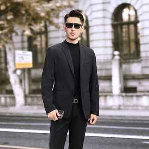 新款男士小西装青年修身秋季休闲西服2382P165图片