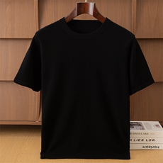 2025年秋季青春流行圆领短袖休闲，男装T恤，欧力羊绒