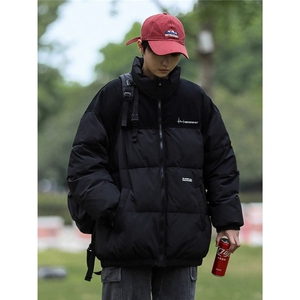 冬季新款撞色立领棉服男潮加厚保暖休闲面包服棉衣外套TTM57 P66图片