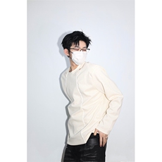 明星私服反光条未来感潮男打底美式潮男休闲高街卫衣打底衫P55，男装T恤，电商B319