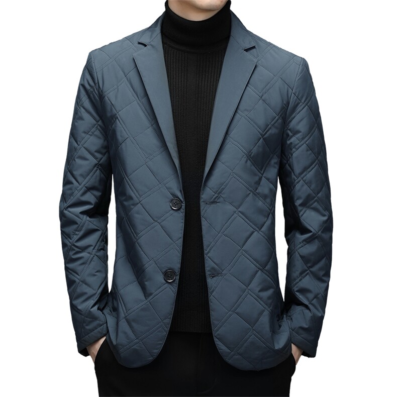 CSMF20232钱塘2020-2中年男士冬季厚款表达简约新款西服P165,男装棉衣,钱塘207-2
