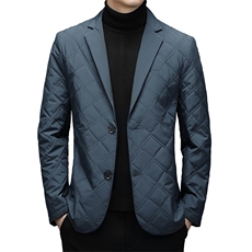 CSMF20232钱塘2020-2中年男士冬季厚款表达简约新款西服P165，男装棉衣，钱塘207-2