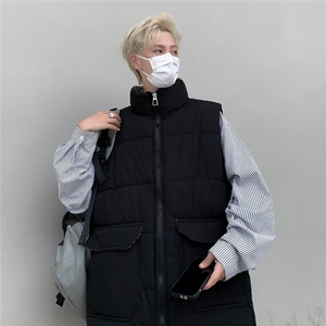 美式工装棉马甲男冬情侣加厚保暖背心马夹外穿坎肩棉衣AL001-P68图片