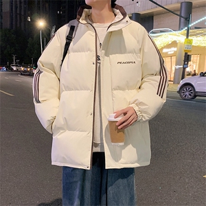 潮美式情侣棉服冬季宽松加厚男女款立领上衣M001-P75图片