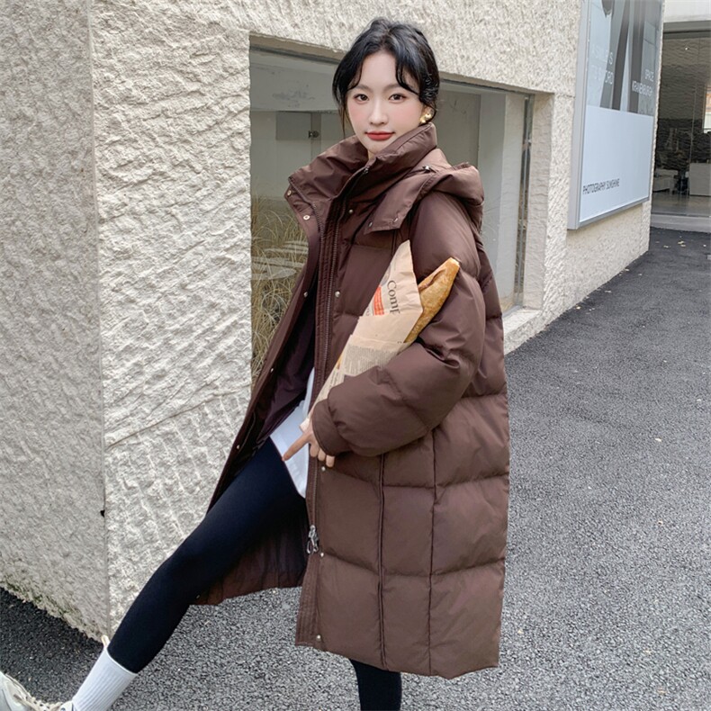 鹅绒羽绒服中长款外套，2C011-895-P315-K415图片