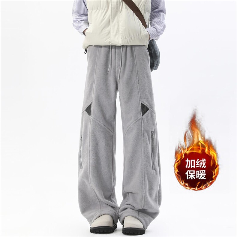 K1140/P5088摇粒绒冬季加绒加厚休闲裤男,男装卫衣,电商D202
